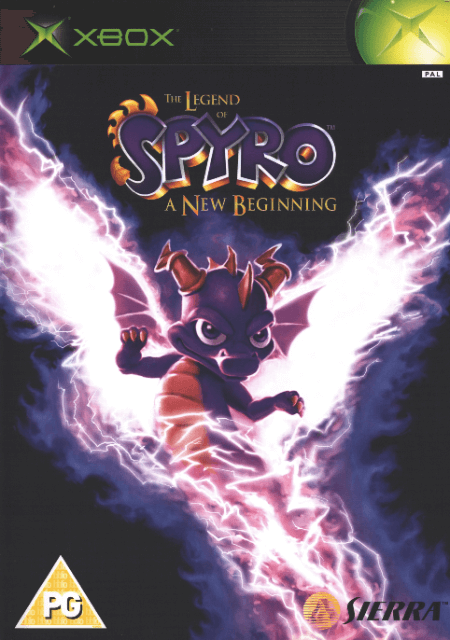 Legend of Spyro A New Beginning box art for Xbox
